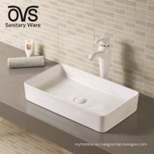 Lavabo decorativo hermoso de cerámica barato vendedor caliente de la venta